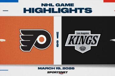 NHL Highlights | Flyers vs. Kings - March 19, 2026