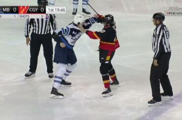 Alex Gallant vs Tyrel Bauer AHL Round 2. (Manitoba Feed & Calgary Feed) Mar 13, 2026