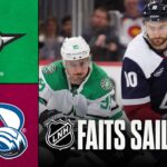 Stars vs Avalanche 18/03/26 | Faits saillants