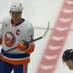 Brady Tkachuk Drops 🥊 Gloves 🥊 With Anders Lee