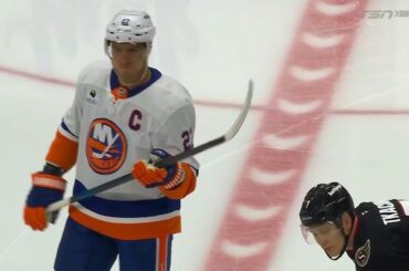 Brady Tkachuk Drops 🥊 Gloves 🥊 With Anders Lee