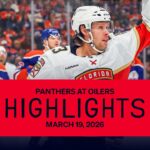 Panthers at Oilers Highlights | 3.19.26