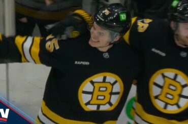 Lukas Reichel Capitalizes On Error To Score In Bruins Debut