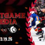 LIVE: Postgame Media OTT 3 NYI 2
