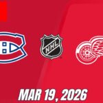 NHL LIVE! Detroit Red Wings vs Montreal Canadiens | Full Game Live | March 19, 2026