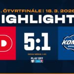Highlights ČF1 | HC Dynamo Pardubice vs. HC Kometa Brno 5:1 | 18.03.2026