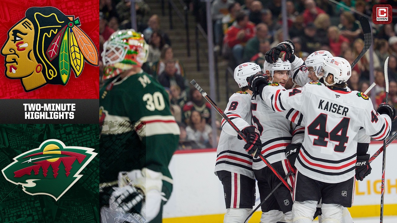 Chicago Blackhawks vs. Minnesota Wild (3/19/26) | Game Highlights | CHSN Blackhawks