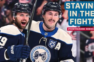 Staying in the fight! 😤 Zach Werenski Posts 3 Assists in 6-3 Win Over New York!