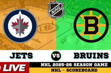 🔴LIVE : Winnipeg Jets Vs Boston Bruins | NHL 2026 | NHL Live SCOREBOARD