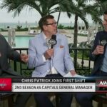 Washington Capitals general manager Chris Patrick joins First Shift from GM meetings