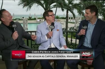 Washington Capitals general manager Chris Patrick joins First Shift from GM meetings