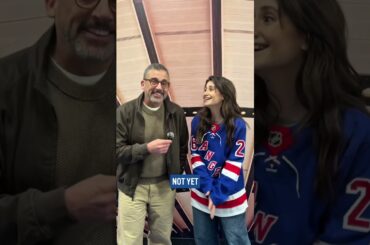 Come for the superlatives, stay for the trash talk 😂 #nhl #nyr #stevecarrell #celebrity #msg