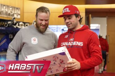 Habs receive personalized jersey boxes designed by young fans