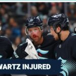 Jaden Schwartz escapes a potentially GRUESOME injury