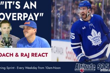The Avs went ALL IN on Nicolas Roy: Morning Sprint Reacts