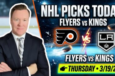 Philadelphia Flyers vs Los Angeles Kings – NHL Pick l Thursday 3/19/26 l Vernon’s Best Bets & Picks
