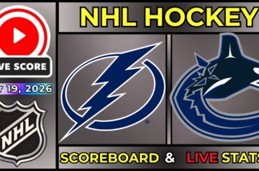 🔴 Tampa Bay Lightning vs Vancouver Canucks LIVE | NHL Hockey | Mar 19, 2026 | SCOREBOARD