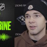 🇩🇪 JJ Peterka von den Mammoth spricht über den Endspurt und MacKenzie Weegar