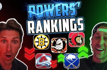 Powers Ranking the Top 5 Teams in the NHL
