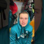 Celebrini on Sharks "Gripping Sticks Tight", Different Pressure Now Than Olympics, How To Have Fun