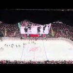LA Kings’ Anze Kopitar’s final handshake line against the New Jersey Devils at Prudential Center