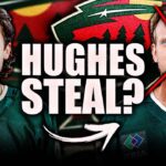 QUINN HUGHES STOLE THE ALTERNATE CAPTAINCY FROM JONAS BRODIN? MINNESOTA WILD FANS ARE CONCERNED…