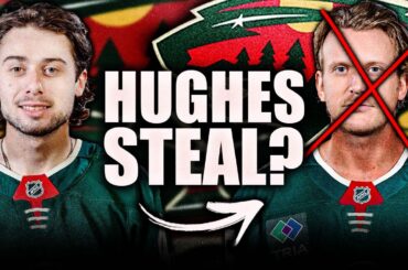 QUINN HUGHES STOLE THE ALTERNATE CAPTAINCY FROM JONAS BRODIN? MINNESOTA WILD FANS ARE CONCERNED…