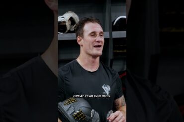 Cookie Gets Postgame Helmet