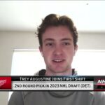 Detroit Red Wings top prospect and Michigan St. goalie Trey Augustine joins First Shift