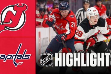 Devils vs. Capitals | NHL Highlights | March 20, 2026