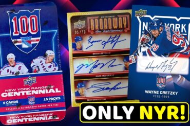 SAVING THE BEST FOR LAST! - 2025-26 Upper Deck New York Rangers Centennial Hobby Box Break