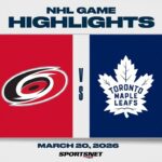 NHL Highlights | Hurricanes vs. Maple Leafs - March 20, 2026
