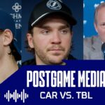 Postgame Media vs CAR | Cooper, D'Astous, Gourde