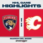 NHL Highlights | Panthers vs. Flames - March 20, 2026