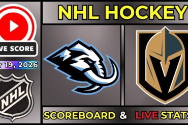 🔴 Utah Mammoth vs Vegas Golden Knights LIVE | NHL Hockey | Mar 19, 2026 | SCOREBOARD