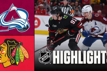 Avalanche vs. Blackhawks | NHL Highlights | March 20, 2026