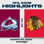 NHL Highlights | Avalanche vs. Blackhawks - March 20, 2026