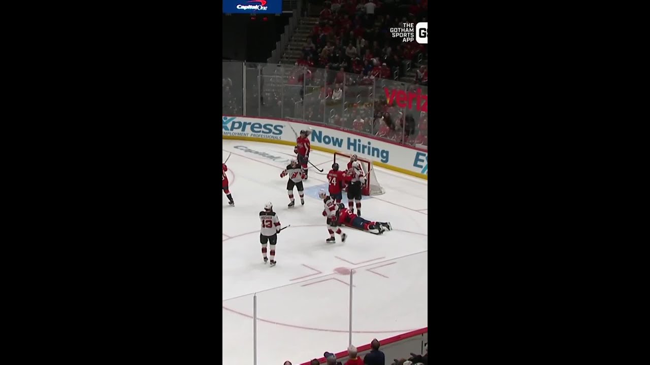Jesper Bratt with a Short Goal vs. Washington Capitals