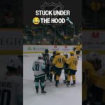 That puck was STUCK 😂👀