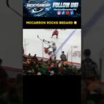 Connor Bedard gets ROCKED by Michael McCarron #NHL #hockey #fyp #foryou #icehockey