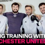 Undefeated KO artist Pat Brown trains with Manchester United stars | Matchroom Boxing