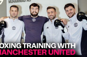 Undefeated KO artist Pat Brown trains with Manchester United stars | Matchroom Boxing