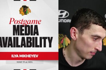 "We deserve it more." | Ilya Mikheyev Postgame 3.19.26