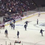 Troy Terry hat-trick goal vs Penn State 2017 NCAA hockey tournament Midwest regional 3-26-17