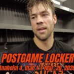 Ryan Poehling: "To get a feel for that (playoff-type game) it's only gonna help us" | Ducks Postgame