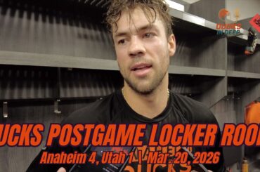 Ryan Poehling: "To get a feel for that (playoff-type game) it's only gonna help us" | Ducks Postgame