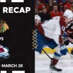 Blackhawks vs. Avalanche Game Highlights | 3.20.26