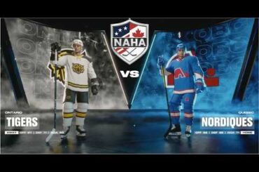 NAHA 2025-26 Season - Ontario Tigers (11-13-6) @ Quebec Nordiques (21-10-3)