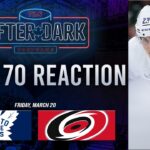 Toronto Maple Leafs vs Carolina Hurricanes Postgame Show | Game 70 | TLN After Dark