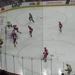 Laval Rocket's Kaapo Kähkönen makes a great save after getting caught out of position vs. Penguins